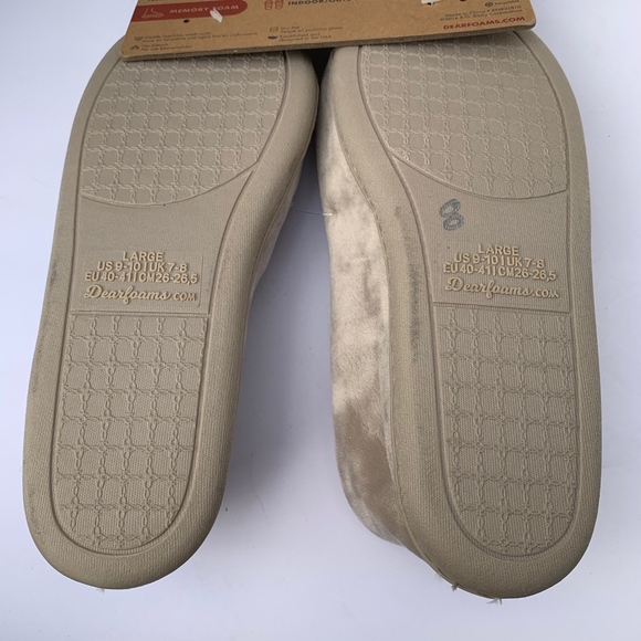 DEARFOAMS Women's Slipper Size L (US 9-10) - Picture 3 of 4